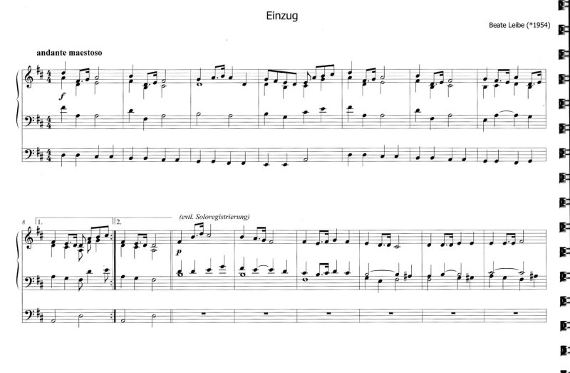 Beate Leibe Orgelwerke Band 2 - Freud und Leid